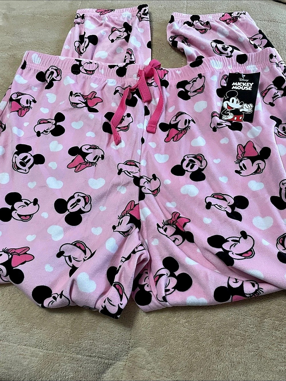 Disney Minnie Mouse Joggers
Pink XL NWT